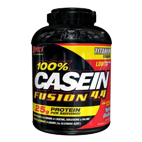 SAN 100% Casein Fusion,  4.4 lb  Vanilla Pudding 