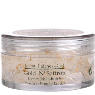 Herbline Gold & Saffron Fairness Gel, 25 g Normal to Dry Skin