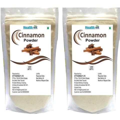 Healthvit Cinamon Powder, 100 g - Pack of 2 Healthvit Cinamon Powder, 100 g - Pack of 2