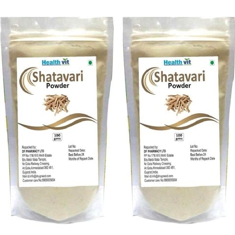 Healthvit Shatavari Powder, 100 g - Pack of 2 Healthvit Shatavari Powder, 100 g - Pack of 2