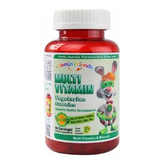 Vitamin Friends Multivitamin Vegetarian Gummies, Grape 90 gummies
