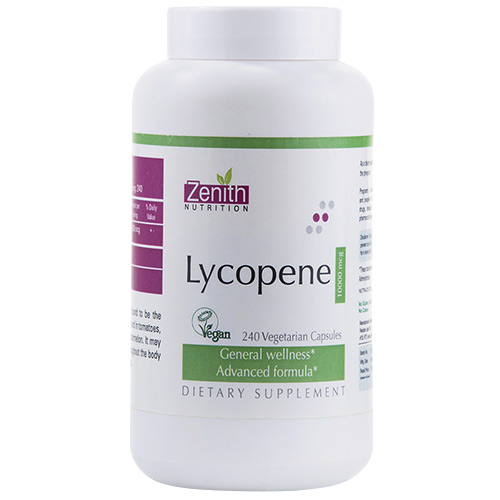 Zenith Nutrition Lycopene -10000,  240 capsules 