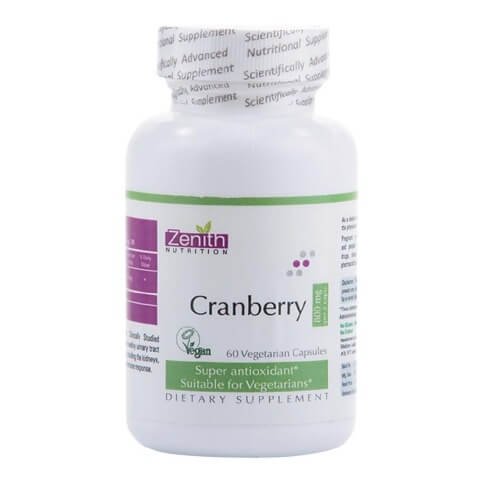 Zenith Nutrition Cranberry (800 mg), 60 capsules Zenith Nutrition Cranberry (800 mg), 60 capsules