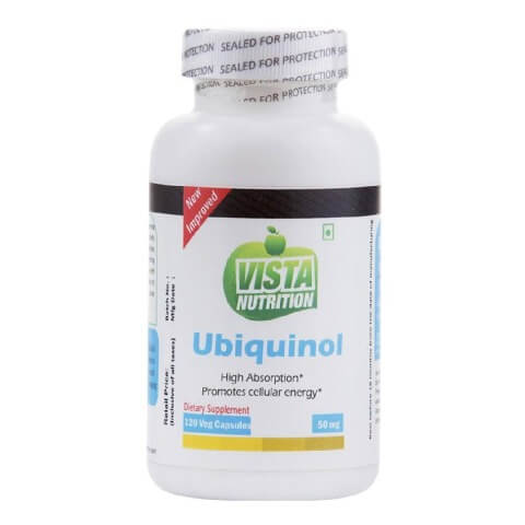 Vista Nutrition Ubiquinol (50mg), 120 veggie capsule(s) Vista Nutrition Ubiquinol (50mg), 120 veggie capsule(s)