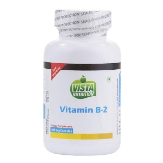 Vista Nutrition Vitamin B2, 100 capsules Unflavoured