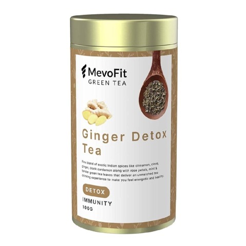 MevoFit Green Tea,  100 g  Ginger Detox 