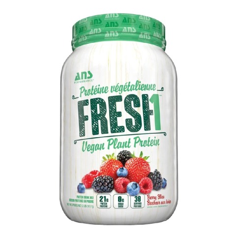 1 - ANS Performance FRESH1 Vegan Protein,  Berry Bliss  2 lb 
