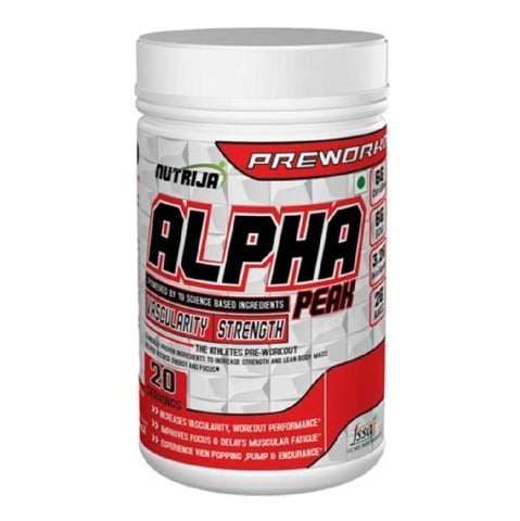 1 - Nutrija Alpha Peak without Caffeine, 0.55 lb Pineapple