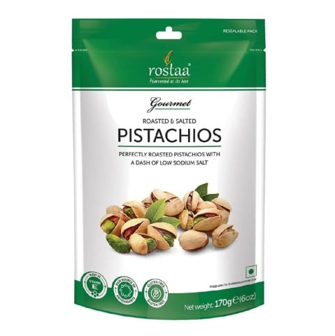 1 - Rostaa Roasted & Salted Pistachio,  200 g  Unflavoured 