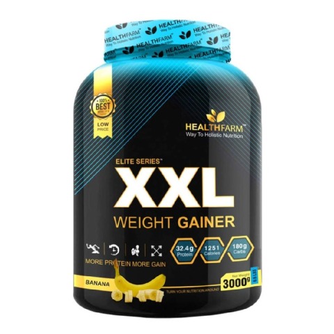 Healthfarm Elite Series XXL Weight Gainer,  6.6 lb  Banana 