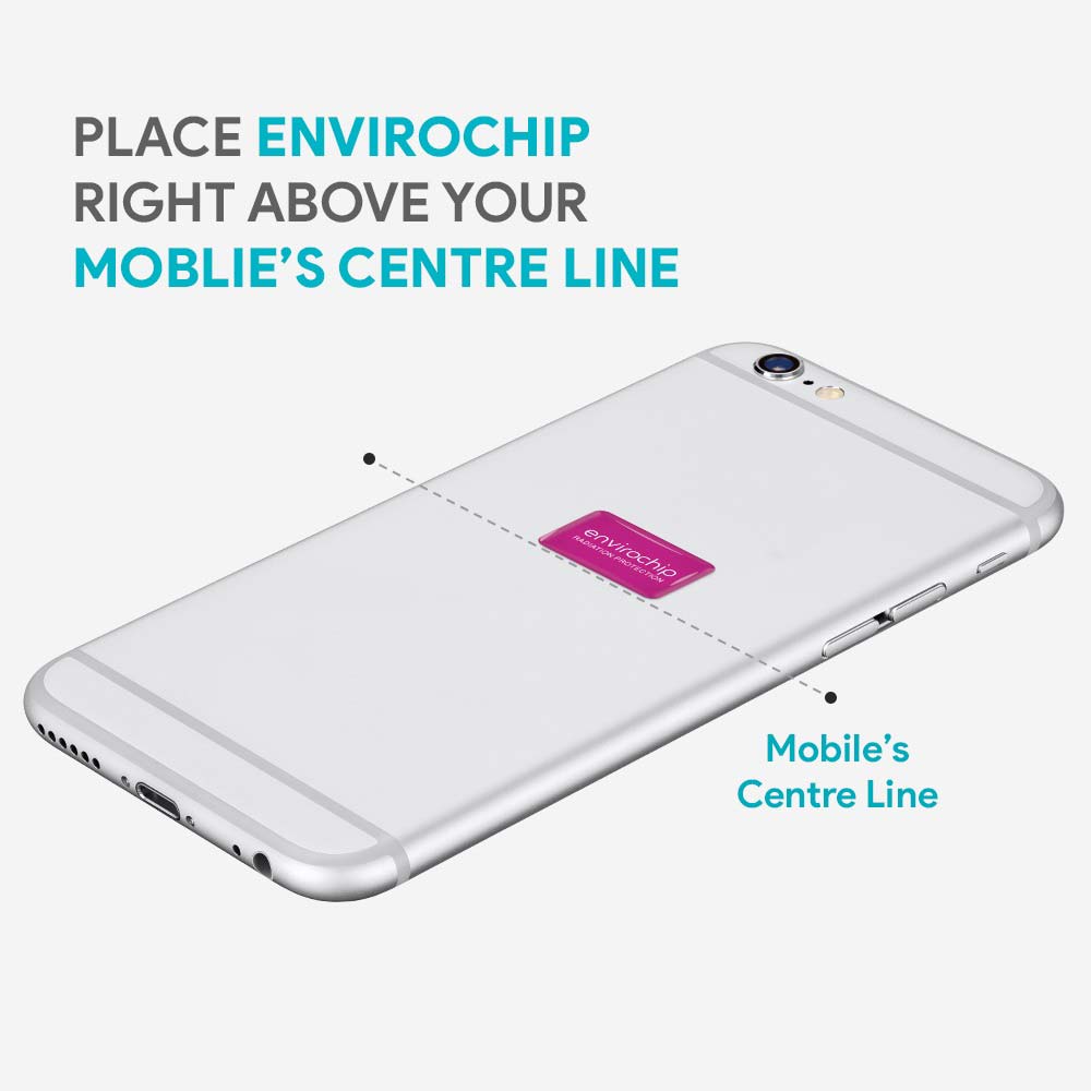 4 - Envirochip Radiation Protection for Mobile,  Pink 