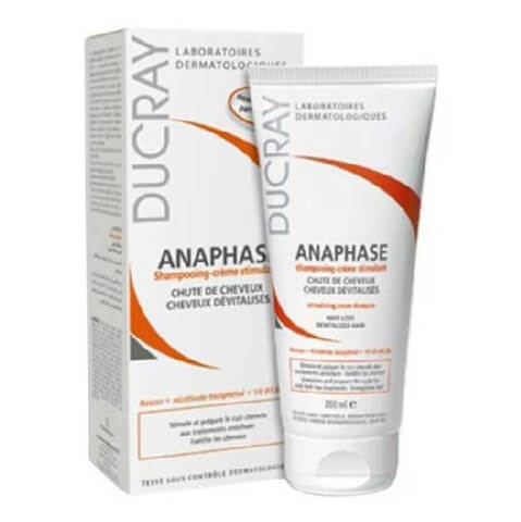 Ducray Anaphase Stimulating Cream Shampoo,  200 ml  for Hair Loss 