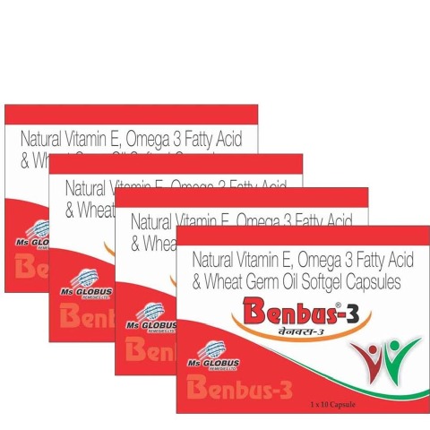 Globus Remedies Benbus-3, 10 capsules - Pack of 4 Globus Remedies Benbus-3, 10 capsules - Pack of 4