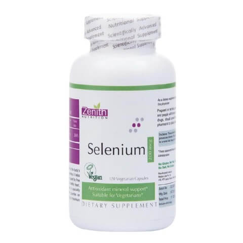 Zenith Nutrition Selenium (200 mcg), 120 capsules Zenith Nutrition Selenium (200 mcg), 120 capsules