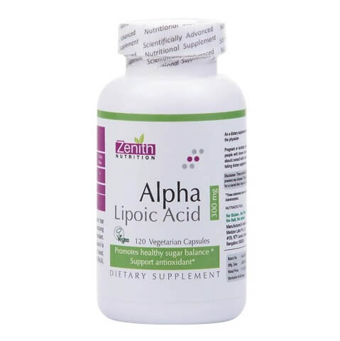 Zenith Nutrition Alpha Lipoic Acid -300Mg,  120 veggie capsule(s) 
