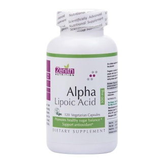 Zenith Nutrition Alpha Lipoic Acid -300Mg, 120 veggie capsule(s)