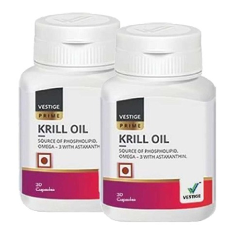 1 - Vestige Prime Krill Oil - Pack of 2,  30 capsules 