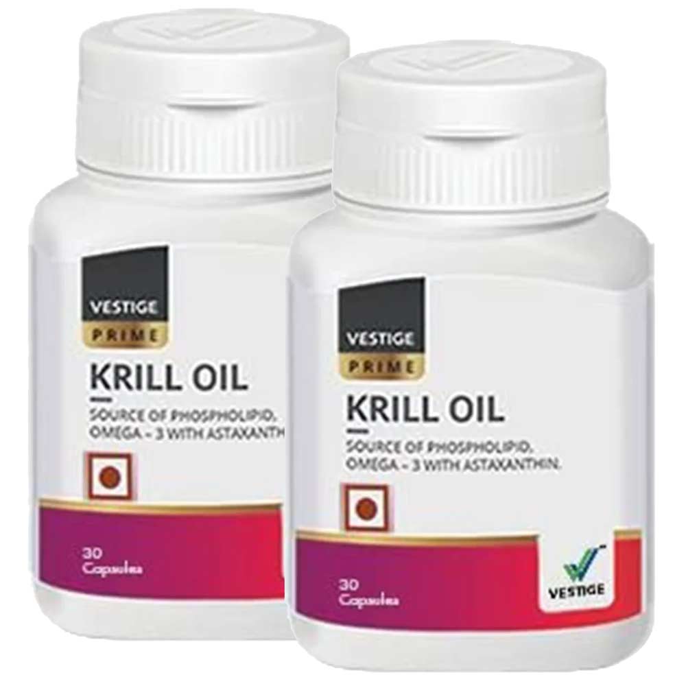 1 - Vestige Prime Krill Oil - Pack of 2,  30 capsules 