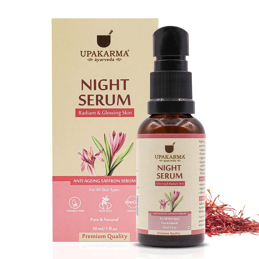 4 - Upakarma Ayurveda Vitamin C Face & Night Serum,  2 Piece(s)/Pack  for All Skin Types 