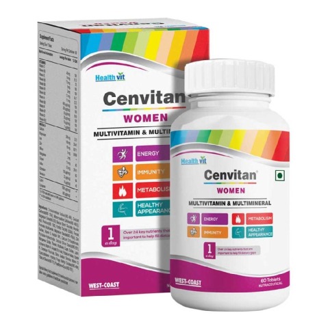 Healthvit Cenvitan Women,  60 tablet(s)  Unflavoured 