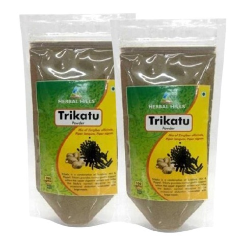 Herbal Hills Trikatu Powder, 0.1 kg - Pack of 2 Herbal Hills Trikatu Powder, 0.1 kg - Pack of 2