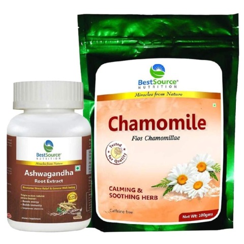 BestSource Nutrition For Anti-Stress- Ashwagandha + Chamomile BestSource Nutrition For Anti-Stress- Ashwagandha + Chamomile
