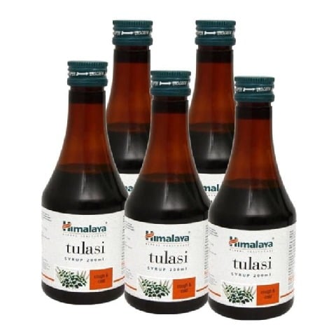 Himalaya Tulasi Syrup, 0.2 L - Pack of 5 Himalaya Tulasi Syrup, 0.2 L - Pack of 5