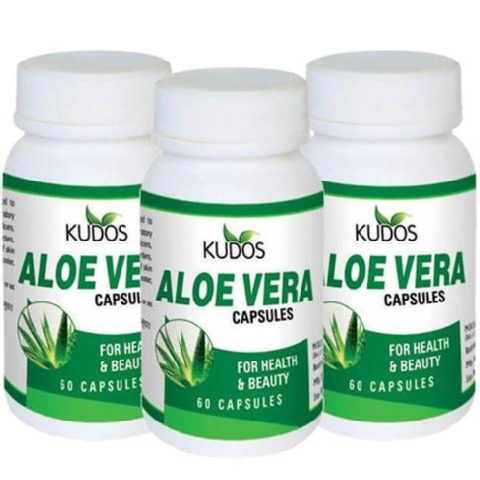 Kudos Ayurveda Aloe Vera, 60 capsules - Pack of 3 Kudos Ayurveda Aloe Vera, 60 capsules - Pack of 3