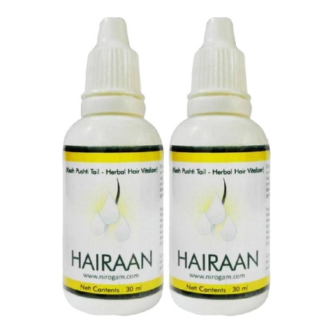 Nirogam Hairaan Oil, 30 ml - Pack of 2 Nirogam Hairaan Oil, 30 ml - Pack of 2