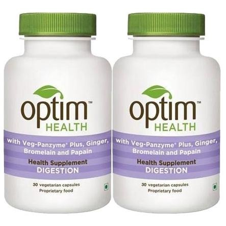 OptimHealth Digestion Health Supplement, 30 capsules - Pack of 2 OptimHealth Digestion Health Supplement, 30 capsules - Pack of 2