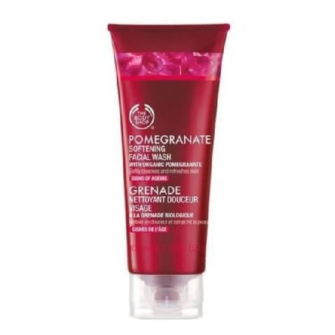 The Body Shop Pomegranate Softening Facial Wash,  100 ml  for All Skin Types 