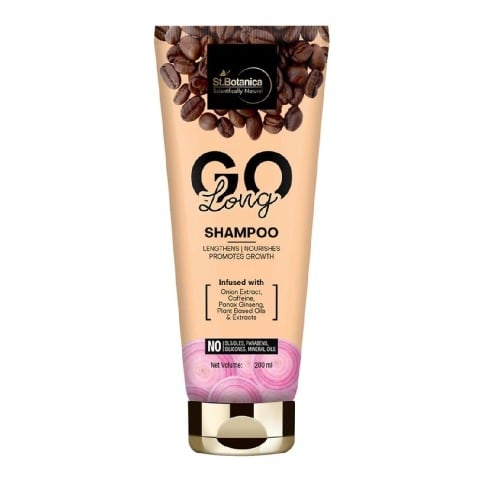 2 - St.Botanica GO Long Hair Shampoo,  200 ml  with Onion Oil, Caffeine, Panax Ginseng 