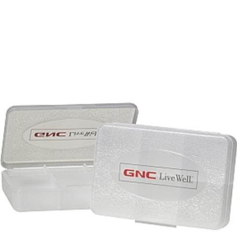 GNC Pill Box,  White  1 Piece(s)/Pack 