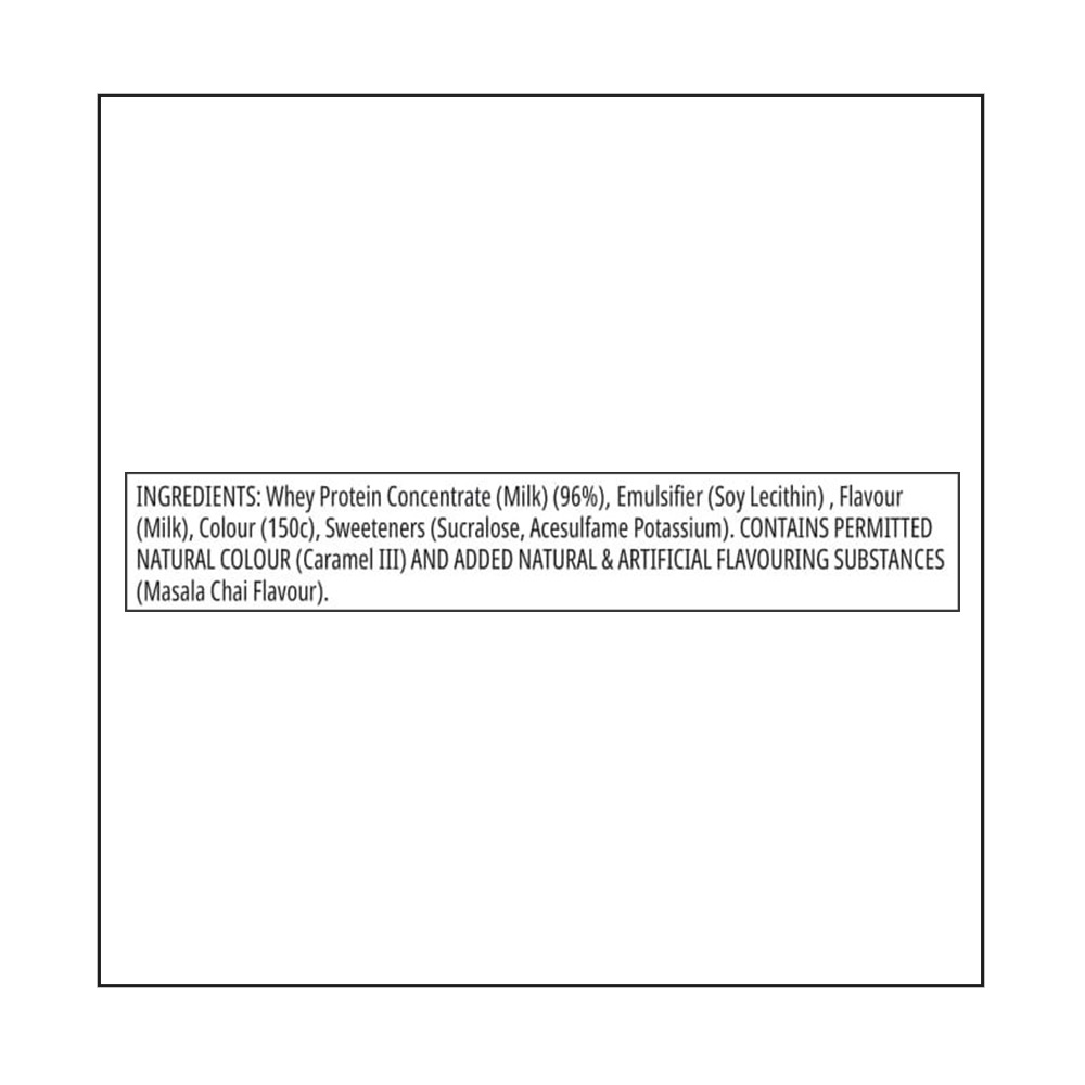 ingredients - Myprotein Impact Whey Protein,  1.1 lb  Masala Chai 