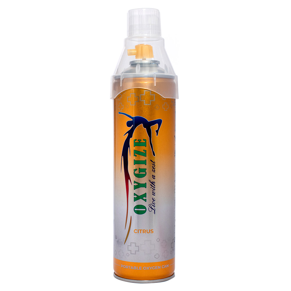 1 - Oxygize Portable Oxygen Canister,  Citrus Burst  10 L 