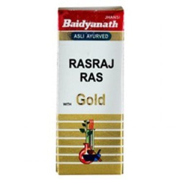 Baidyanath Rasraj Ras with Gold,  10 tablet(s) 