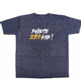 MuscleBlaze Phirse Zidd Kar Gym T-shirt Melange Dryfit, Grey XL