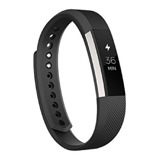 Fitbit Alta Fitness Tracker, Large (Silver/Black)