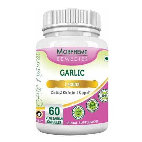 Morpheme Remedies Garlic (500 mg), 60 veggie capsule(s) Morpheme Remedies Garlic (500 mg), 60 veggie capsule(s)