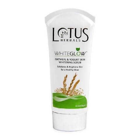 Lotus Herbals Whiteglow Scrub,  100 g  Oatmeal & Yogurt 