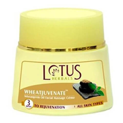 Lotus Herbals Wheatjuvenate Massage Cream, 50 g for All Skin Types Lotus Herbals Wheatjuvenate Massage Cream, 50 g for All Skin Types