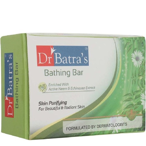 3 - Dr Batra's Bathing Bar,  125 g  With Active Neem & Echinacea Extract 