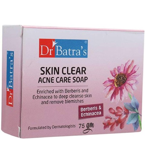 2 - Dr Batra's Skin Clear Acne Care Soap,  75 g  Berberis & Echinacea 