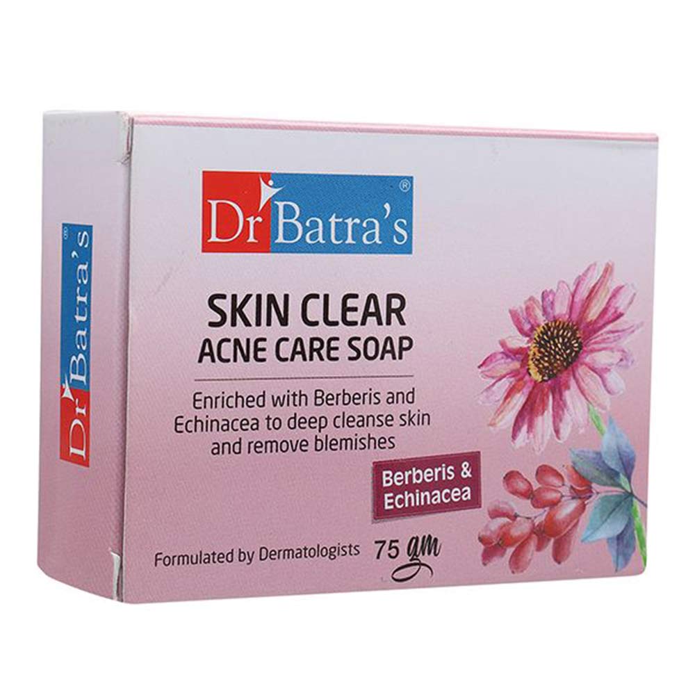 2 - Dr Batra's Skin Clear Acne Care Soap,  75 g  Berberis & Echinacea 