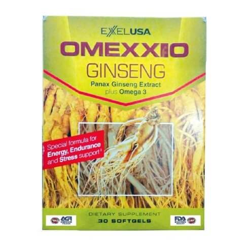 ExxelUSA Omexxel Ginseng, 30 softgels ExxelUSA Omexxel Ginseng, 30 softgels