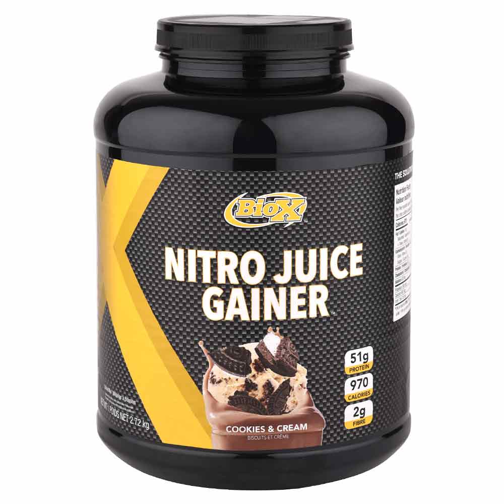 1 - Biox Nitro Juice Gainer,  8.99 lb  Cookies & Cream 