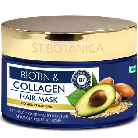 1 - St.Botanica Biotin & Collagen Hair Mask,  200 ml  for All Hair Types 