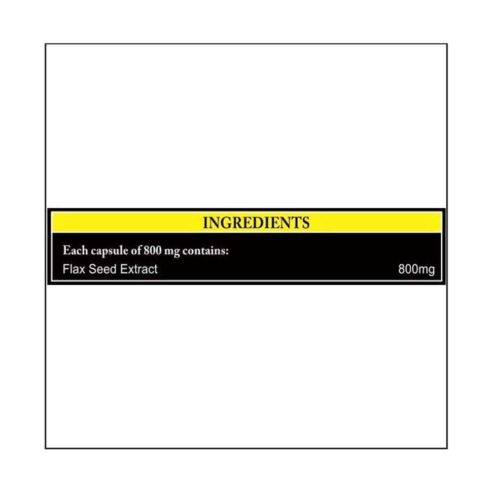 ingredients - Vuaxo Advanced Flaxseed Extract,  60 capsules 