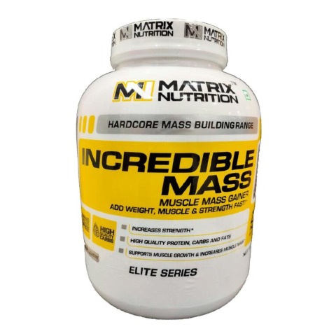 1 - Matrix Nutrition Incredible Mass, 6.6 lb Unflavoured
