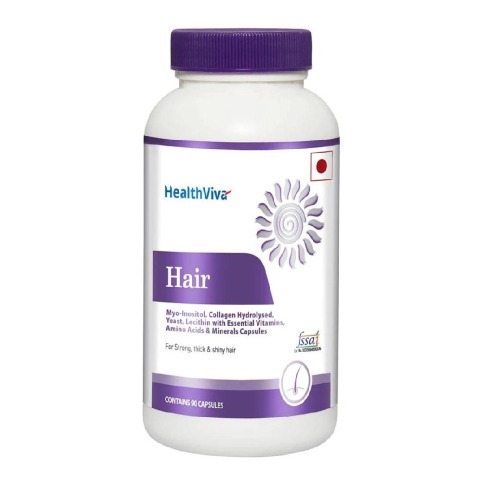 2 - HealthViva Hair with Biotin OP,  90 capsules  Unflavoured 